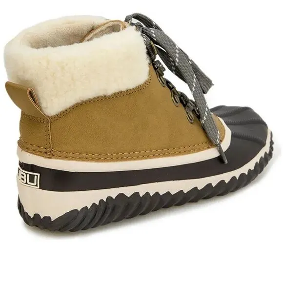 Brand New Jambu Alison Faux Sherling Trim Duck Boots
