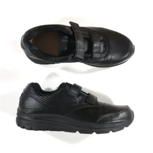 Brooks Addiction Walker V-Strap 2 Sneakers Mens Sz 12.5 Black Leather NO INSOLES