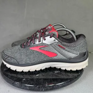 Brooks Adrenaline GTS 18 Running Shoes Gray Pink Women's Size 10.5 B