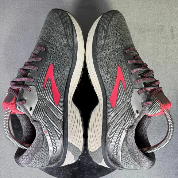 Brooks Adrenaline GTS 18 Running Shoes Gray Pink Women's Size 10.5 B