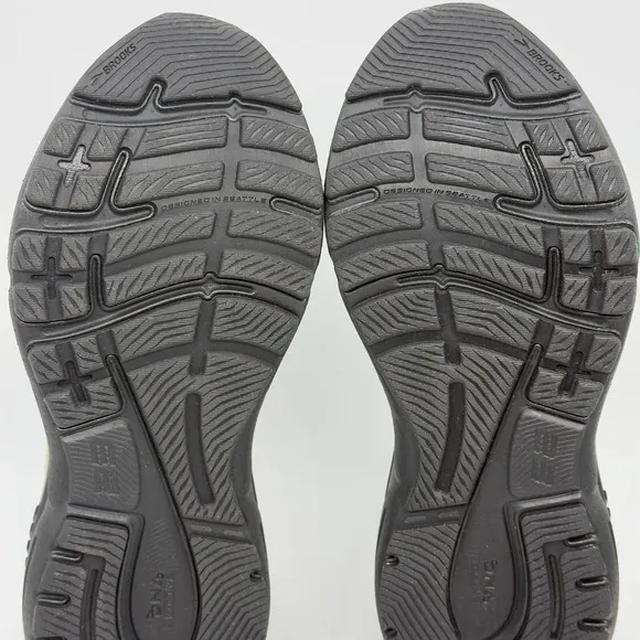 Brooks Adrenaline GTS 23 Mens 8 D White Gray Black Running Shoes Trainers