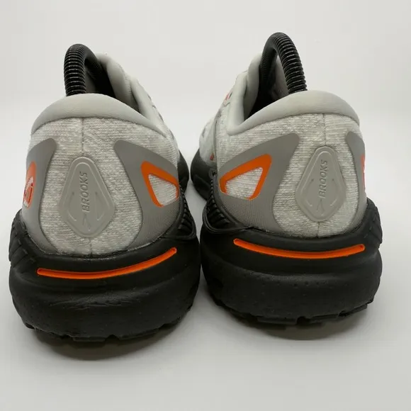 Brooks Adrenaline GTS 23 Mens 8 D White Gray Black Running Shoes Trainers
