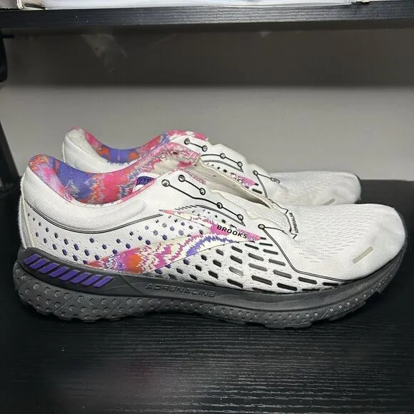 Brooks Adrenaline GTS 21 Mens 14 Shoes White Empower Her Road Running Support