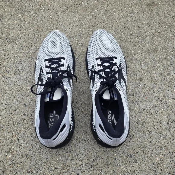 Brooks Athletic Shoes - Black and White