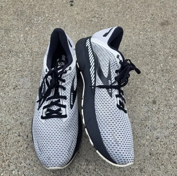 Brooks Athletic Shoes - Black and White