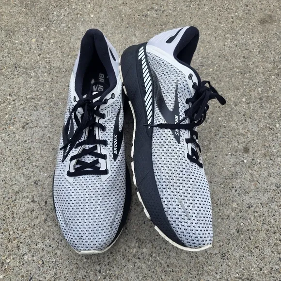 Brooks Athletic Shoes - Black and White