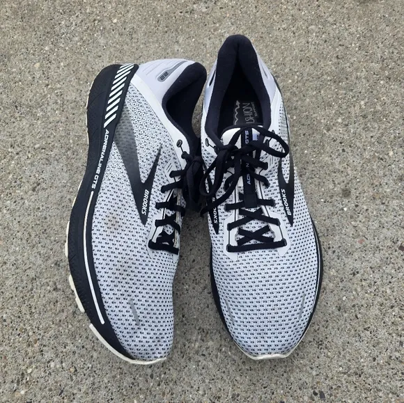 Brooks Athletic Shoes - Black and White