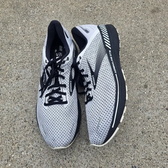 Brooks Athletic Shoes - Black and White