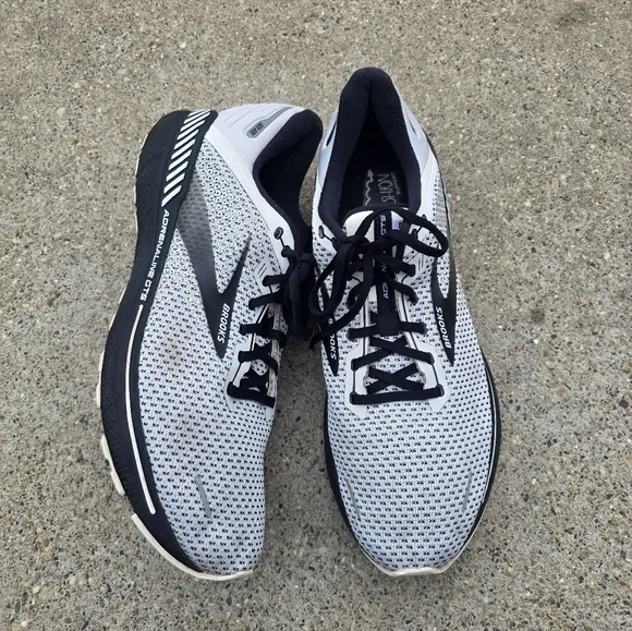 Brooks Athletic Shoes - Black and White