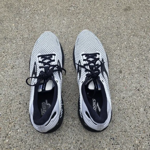Brooks Athletic Shoes - Black and White