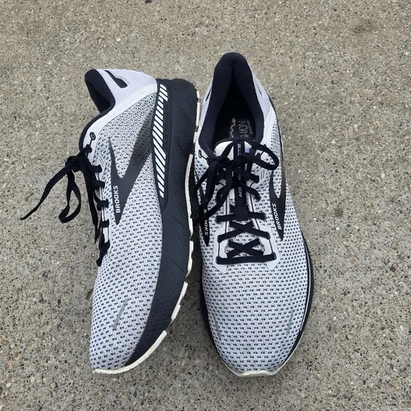 Brooks Athletic Shoes - Black and White