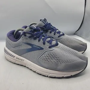 Brooks Beast 20 Mens 9.5 Gray Sneaker Shoes Casual Walking Working Comfort