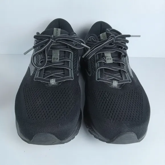Brooks Beast GTS 23 Running Shoes Mens Size 9.5 Extra Wide Black Support Comfort