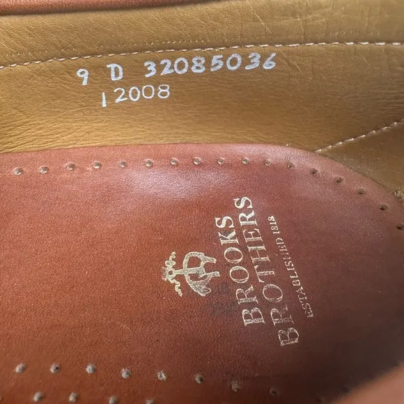 BROOKS BROTHERS ESTABLISHED 1818 MENS PENNY LOAFERS