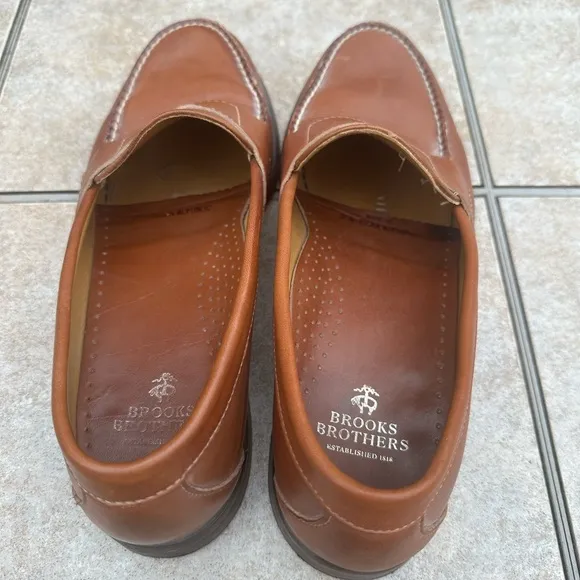 BROOKS BROTHERS ESTABLISHED 1818 MENS PENNY LOAFERS