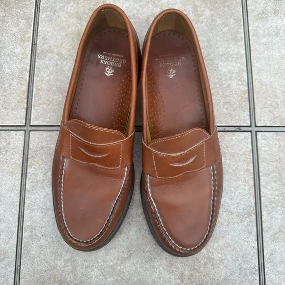 BROOKS BROTHERS ESTABLISHED 1818 MENS PENNY LOAFERS