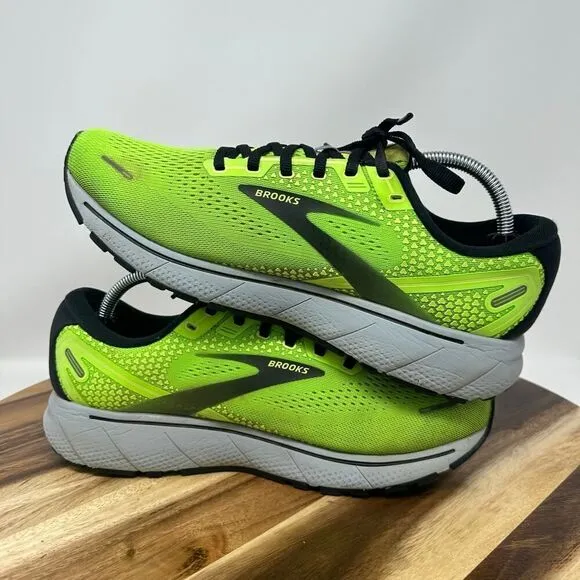 Brooks Ghost 14 Shoes Men's Size 10.5 Gecko Green Running Sneakers 1103691D310