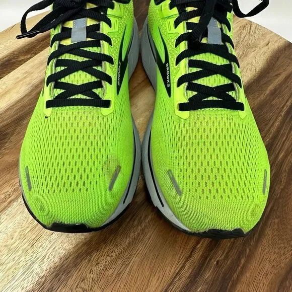 Brooks Ghost 14 Shoes Men's Size 10.5 Gecko Green Running Sneakers 1103691D310