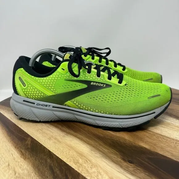 Brooks Ghost 14 Shoes Men's Size 10.5 Gecko Green Running Sneakers 1103691D310