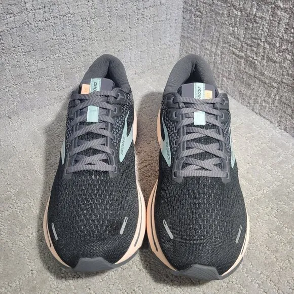 Brooks Ghost 14 Women's Size 11B Black Peach Running Sneaker Shoes 1203561B026