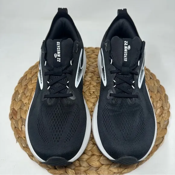 Brooks Glycerin 22 Running Shoes Black White Size 13 Men's