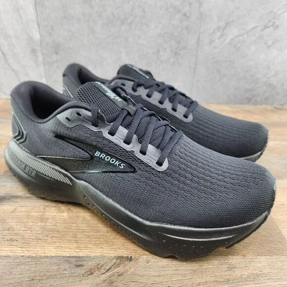 Brooks Glycerin GTS 21 Size 9.5 Mens Black Ebony Casual Running Shoes
