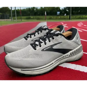 Brooks Gray Black Adrenaline 22 Mens Size 10 Wide Running Shoes Fast Shipping