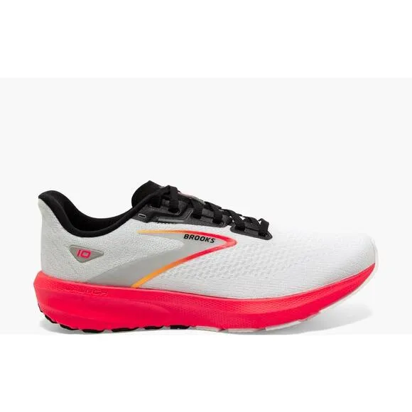 Brooks Launch 10 110409-1D-410 Sneaker Men's White Athletic Running Shoes TF2585