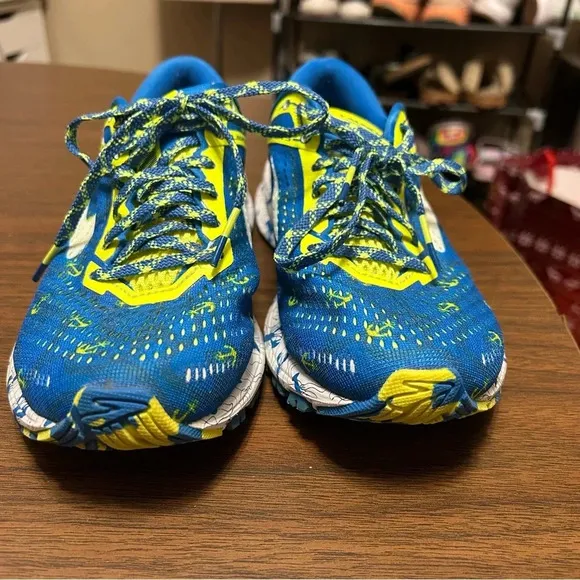 Brooks Mens Launch 6.5 Blue 2018 Boston Marathon Running Shoes