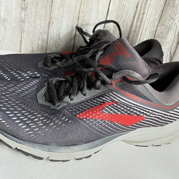 Brooks Mens Launch Gray Running Shoes Sneakers Size 10