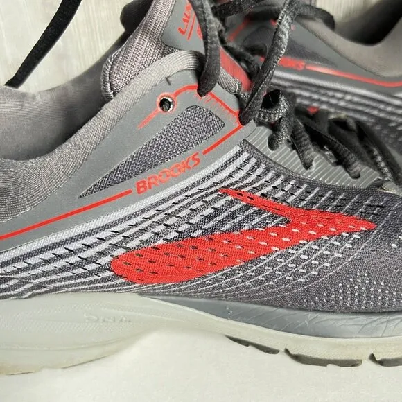 Brooks Mens Launch Gray Running Shoes Sneakers Size 10