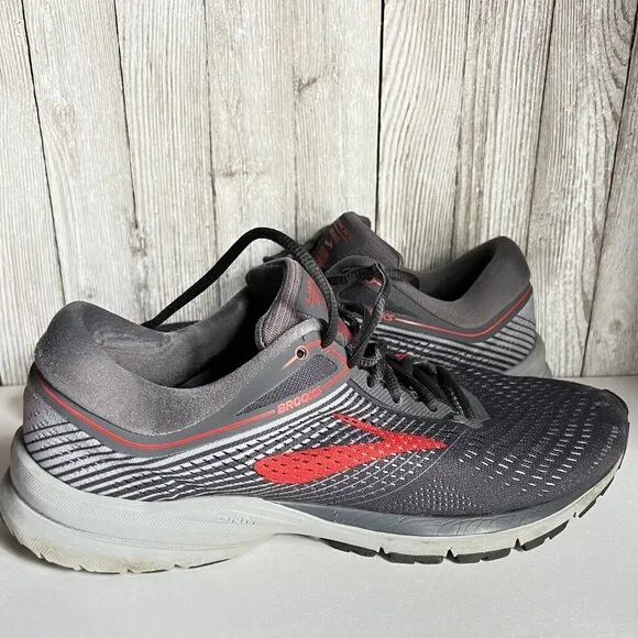 Brooks Mens Launch Gray Running Shoes Sneakers Size 10