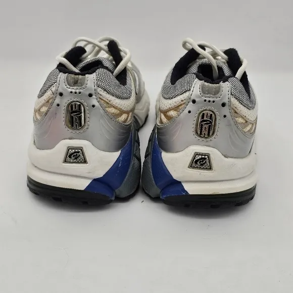 Brooks Mens Running Shoes Sneaker Lace Up Cream Gray Blue Size 8.5