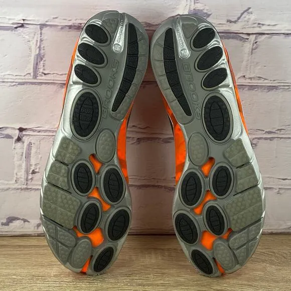 Brooks Pure Connect Orange Running Shoes Men's 11 Athletic Sneakers 1101081D867