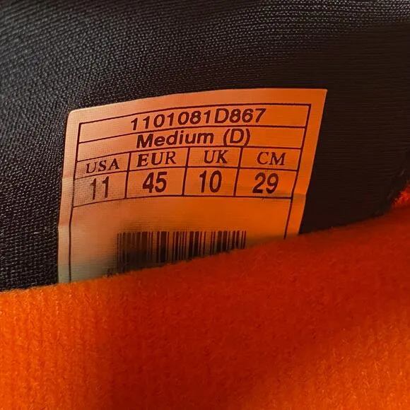 Brooks Pure Connect Orange Running Shoes Men's 11 Athletic Sneakers 1101081D867