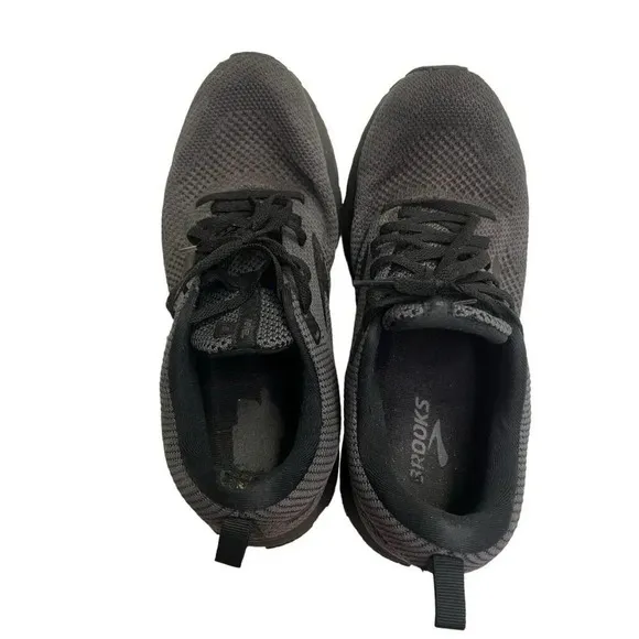 Brooks Revel 5 Mens 11 D Shoes Gray Black Lace Up Sneaker Running