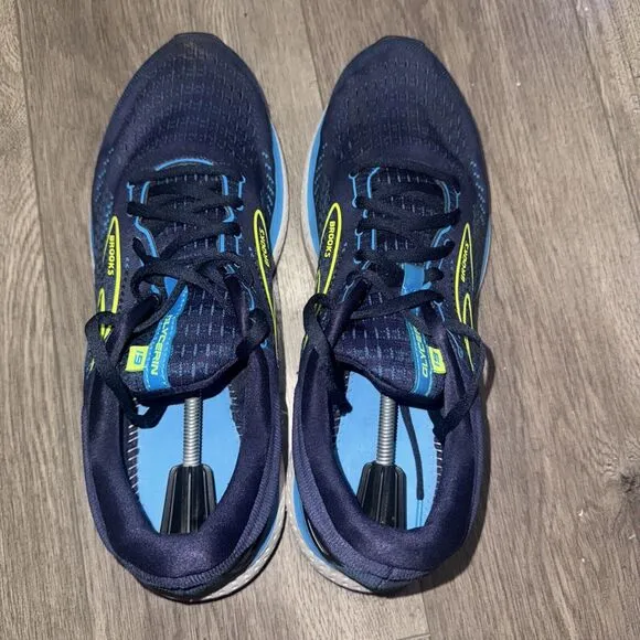Brooks Sneakers Mens Size 12 2E Glycerin 19 Blue Running Wide 1103561D443 *Read