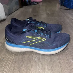 Brooks Sneakers Mens Size 12 2E Glycerin 19 Blue Running Wide 1103561D443 *Read