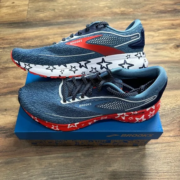 Brooks Trace 2 USA Stars Patriotic Running Shoes