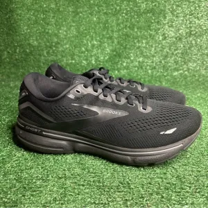 Brooks Womens Ghost 15 1203801D020 Black Running Shoes Sneakers Size 9.5 D Wide