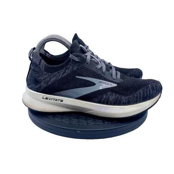 Brooks Womens Levitate 4 1203351B012 Black Running Shoes Sneakers Size 8B