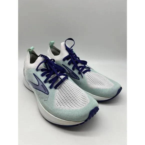 Brooks Women's Levitate Stealthfit 5 1203591B127 White Running Shoes Sz 10.5B🛒