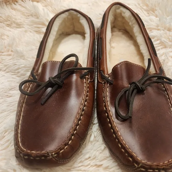 Brown Leather Men's Loafers