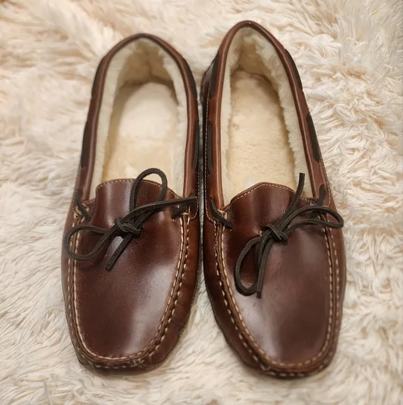 Brown Leather Men's Loafers