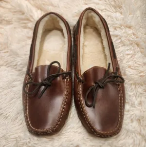 Brown Leather Men's Loafers