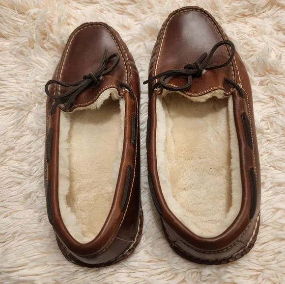 Brown Leather Men's Loafers