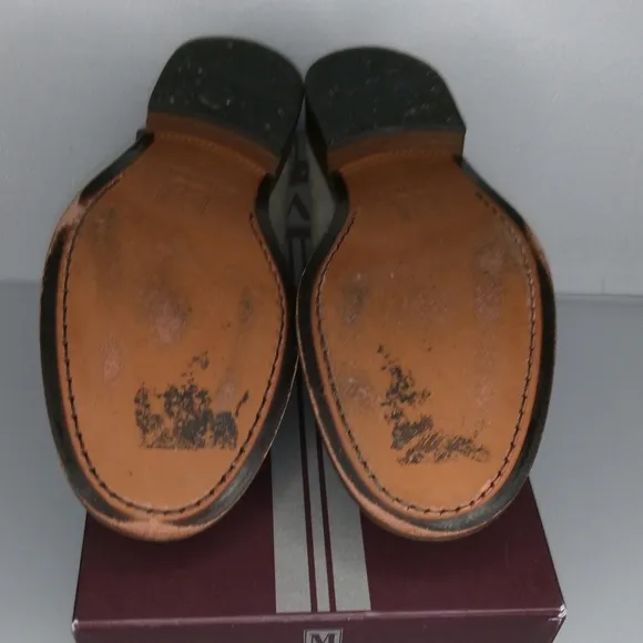 BRUNO MAGLI TAUPE SUEDE TASSEL LOAFERS