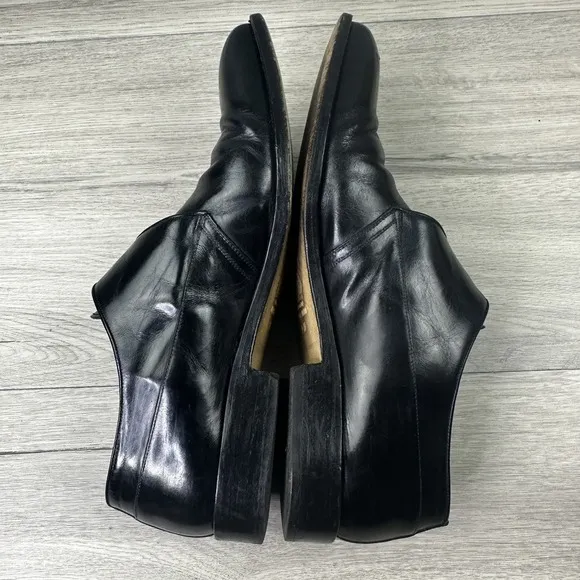 Bruno Magli Tymon Mens 12  Dress Shoes Monk Strap Black Leather