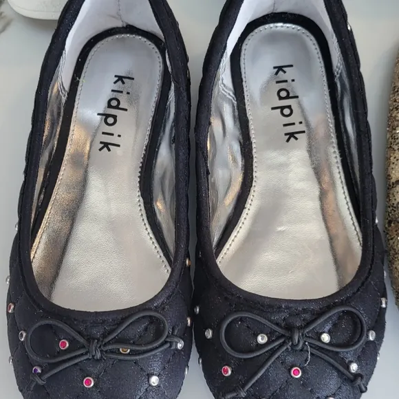 Bundle Of Girls Shoes, Kidpik, Toms &amp; More, Size 13