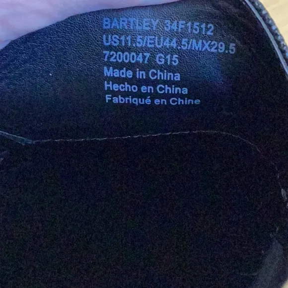 Calvin Klein Bartley Diamond Leather Slip On Shoes. Black, men’s size 11.5